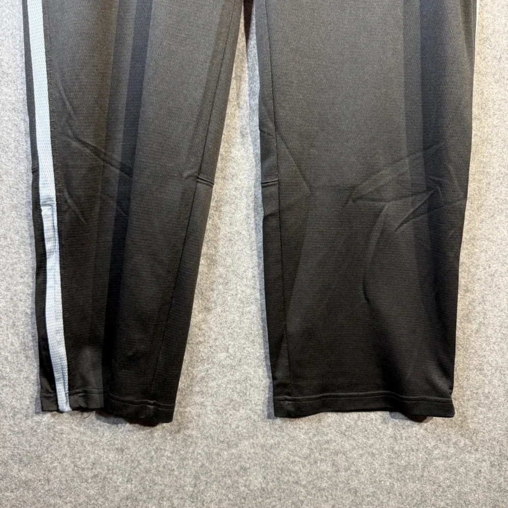 Fila Men's‎ Black Athletic Track Pants with White Stripe Side Size 3XL